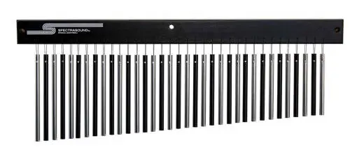 Grover Pro Percussion - Spectrasound 35-Bar Mark Tree with Damper and Bag - Black & Natural Aluminum