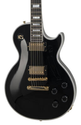 Les Paul Axcess Custom Electric Guitar with Hardshell Case - Ebony