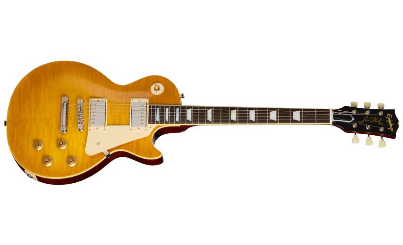 1959 Les Paul Standard Reissue Electric Guitar with Hardshell Case - Lemon Burst