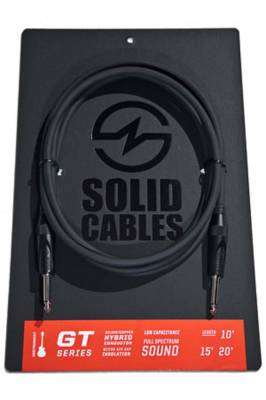 Solid Cables - GT Premium  Heavy Duty 15 Instrument Cable - Black