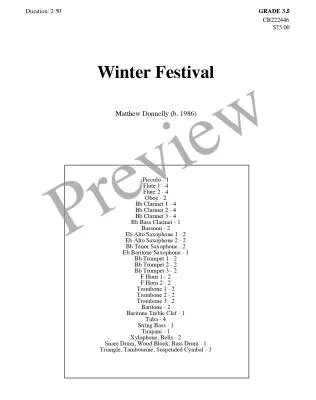 Winter Festival - Donnelly - Concert Band - Gr. 4