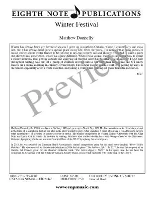 Winter Festival - Donnelly - Concert Band - Gr. 4