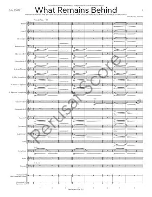 What Remains Behind - Neufeld - Concert Band - Gr. 2