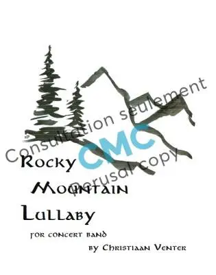 Rocky Mountain Lullaby - Venter - Concert Band - Gr. 2.5