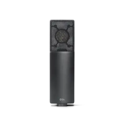 C104 Large Diaphragm Cardioid Condenser Microphone - Black