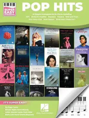 Hal Leonard - Pop Hits: Super Easy Songbook - Various - Piano - Book