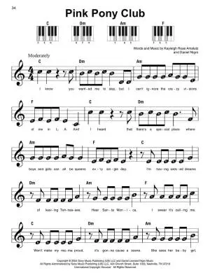 Pop Hits: Super Easy Songbook - Various - Piano - Book