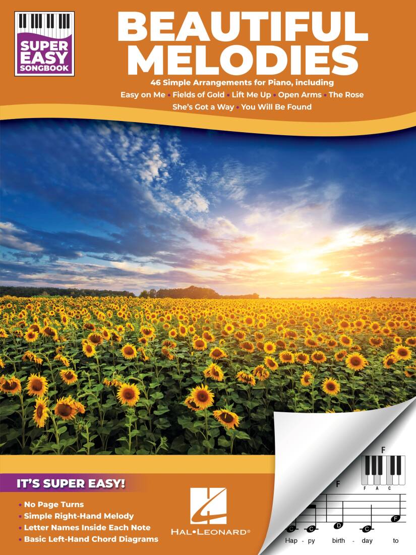Beautiful Melodies: Super Easy Songbook - Various - Piano - Book