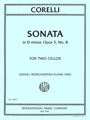 International Music Company - Sonata in D minor, Op. 5, No. 8 - Corelli - Cello Duet - Book