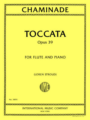 International Music Company - Toccata, Op. 39 - Chaminade - Flute/Piano - Book