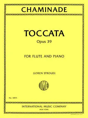 International Music Company - Toccata, Op. 39 - Chaminade - Flute/Piano - Book