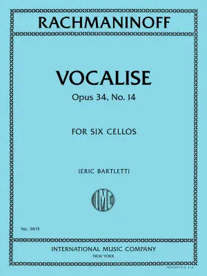 International Music Company - Vocalise, Op. 34, No. 14 - Rachmaninoff - Cello Sextet - Book