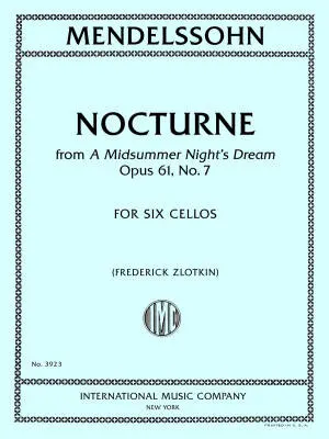 International Music Company - Nocturne from A Midsummer Nights Dream, Op. 61, No. 7 - Mendelssohn - Cello Sextet