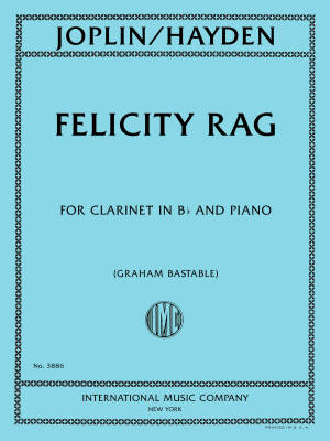 International Music Company - Felicity Rag - Joplin - Clarinet/Piano - Book