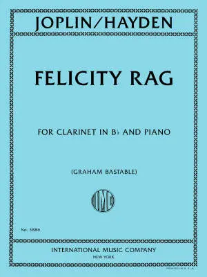 International Music Company - Felicity Rag - Joplin - Clarinet/Piano - Book