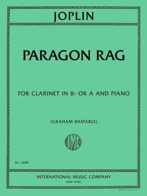 International Music Company - Paragon Rag - Joplin - Clarinet/Piano - Sheet