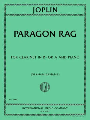 International Music Company - Paragon Rag - Joplin - Clarinet/Piano - Sheet