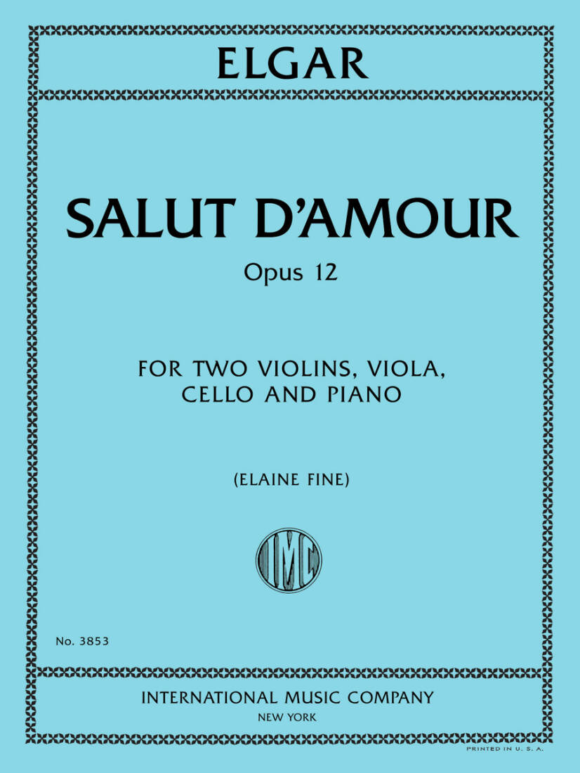 Salut d\'Amour, Op. 12 - Elgar - Piano Quintet