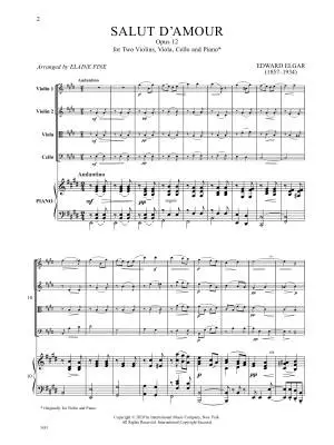 Salut d\'Amour, Op. 12 - Elgar - Piano Quintet