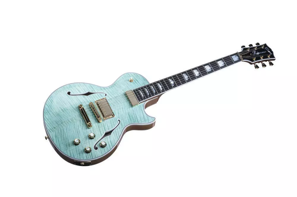 2015 Les Paul Supreme - Seafoam Green