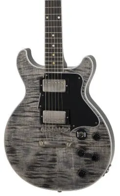 Les Paul Special Double Cut VOS Figured Electric Guitar - Trans Black