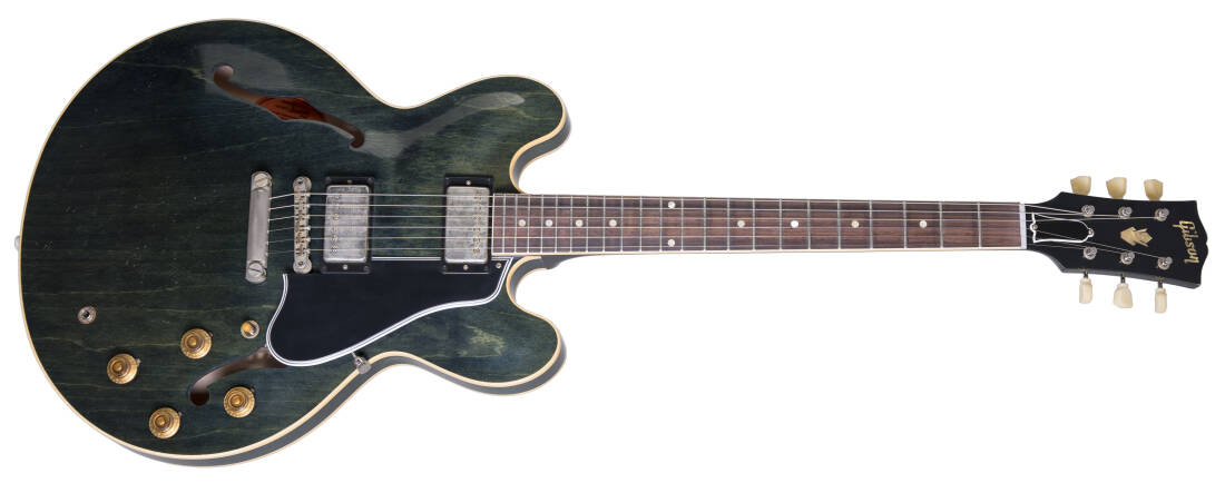 Light Aged 1959 ES-335 Electric Guitar with Hardshell Case - Sea Blue