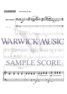 Trilogy for Bass Trombone - Dossett - Book
