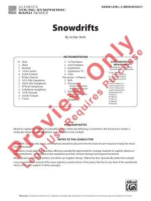 Snowdrifts - Sterk - Concert Band - Gr. 2