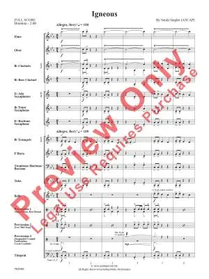 Igneous - Siegler - Concert Band - Gr. 1