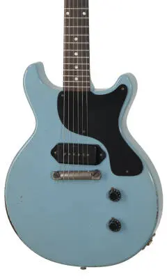 Murphy Lab Heavy Aged 1958 Les Paul Junior Electric Guitar with Hardshell Case - Maui Blue