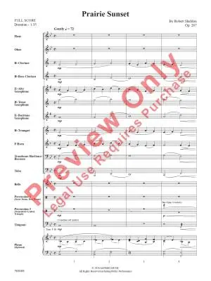 Prairie Sunset - Sheldon - Concert Band - Gr. 1