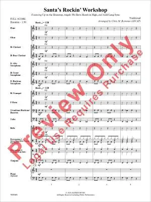 Santa\'s Rockin\' Workshop - Bernotas - Concert Band - Gr. 0.5