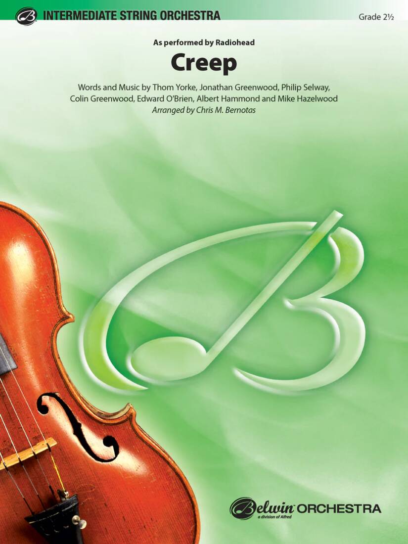Creep - Bernotas - String Orchestra - Gr. 2.5