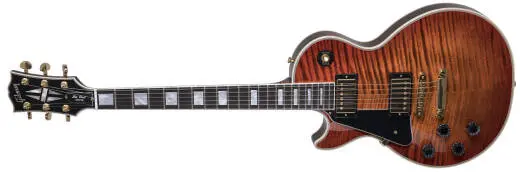 Gibson Custom Shop - Les Paul Custom Figured Electric Guitar with Hardshell Case - Orange Twilight Fade (Left Handed)