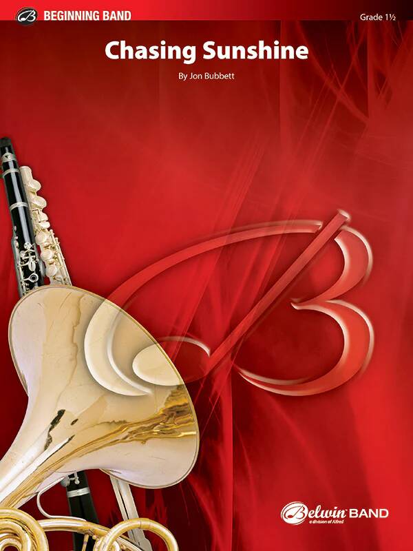 Chasing Sunshine - Bubbett - Concert Band - Gr. 1.5