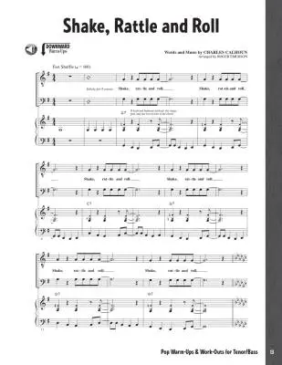 Pop Warm-ups and Work-outs for Tenor/Bass - Emerson - Book/Audio Online