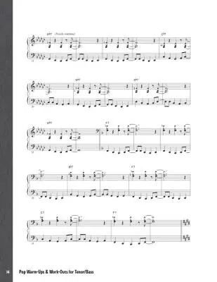 Pop Warm-ups and Work-outs for Tenor/Bass - Emerson - Book/Audio Online