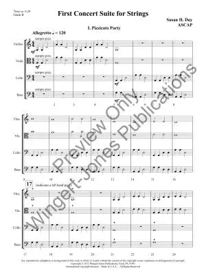 First Concert Suite - Day - String Orchestra - Gr. 1
