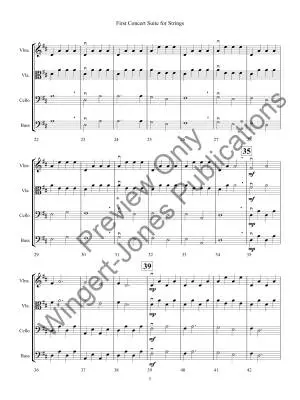 First Concert Suite - Day - String Orchestra - Gr. 1