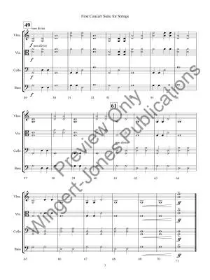 First Concert Suite - Day - String Orchestra - Gr. 1