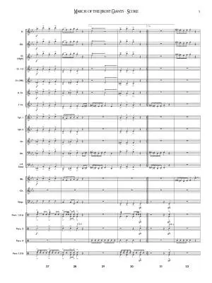 March of the Frost Giants - Standridge - Concert Band - Gr. 1.5