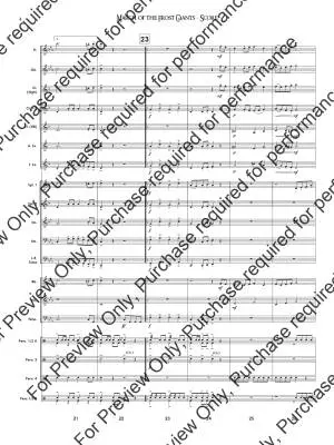 March of the Frost Giants - Standridge - Concert Band - Gr. 1.5