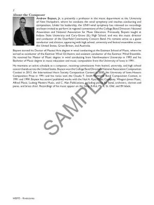 Revolutionary - Boysen Jr. - Concert Band - Gr. 4.5