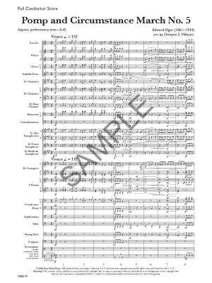 Pomp and Circumstance March No. 5 - Elgar/Milburn - Concert Band - Gr. 5