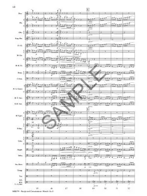 Pomp and Circumstance March No. 5 - Elgar/Milburn - Concert Band - Gr. 5