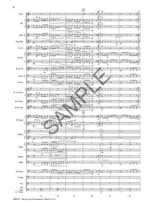 Pomp and Circumstance March No. 5 - Elgar/Milburn - Concert Band - Gr. 5