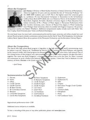 Giortazo - Stamp - Concert Band - Gr. 5