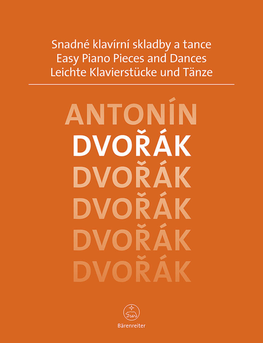 Easy Piano Pieces and Dances - Dvorak - Piano - Book