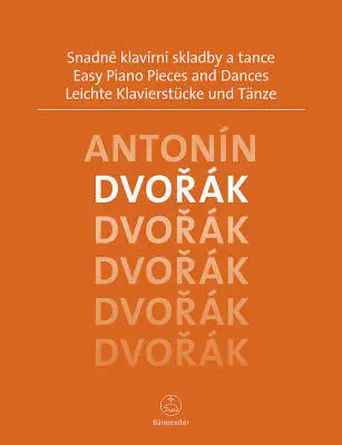 Baerenreiter Verlag - Easy Piano Pieces and Dances - Dvorak - Piano - Book