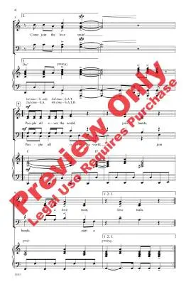 Love Train - Gamble/Huff/Beck - Choral Octavo - SATB Accompanied